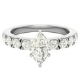 thumbnail image 5 of Engagement Rings For Women - Marquise Cut 14K White Gold 1.10 CT (L,I1) GIA Certificate, 5 of 7