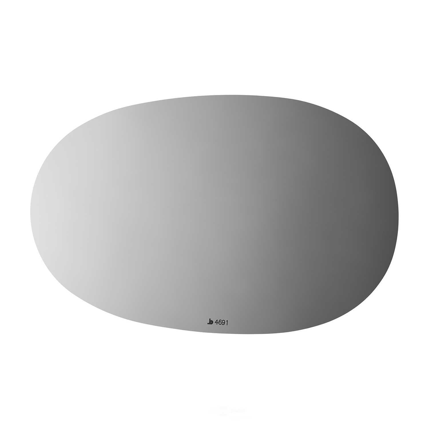 Burco Side View Mirror Replacement Glass - Clear Glass - 4691
