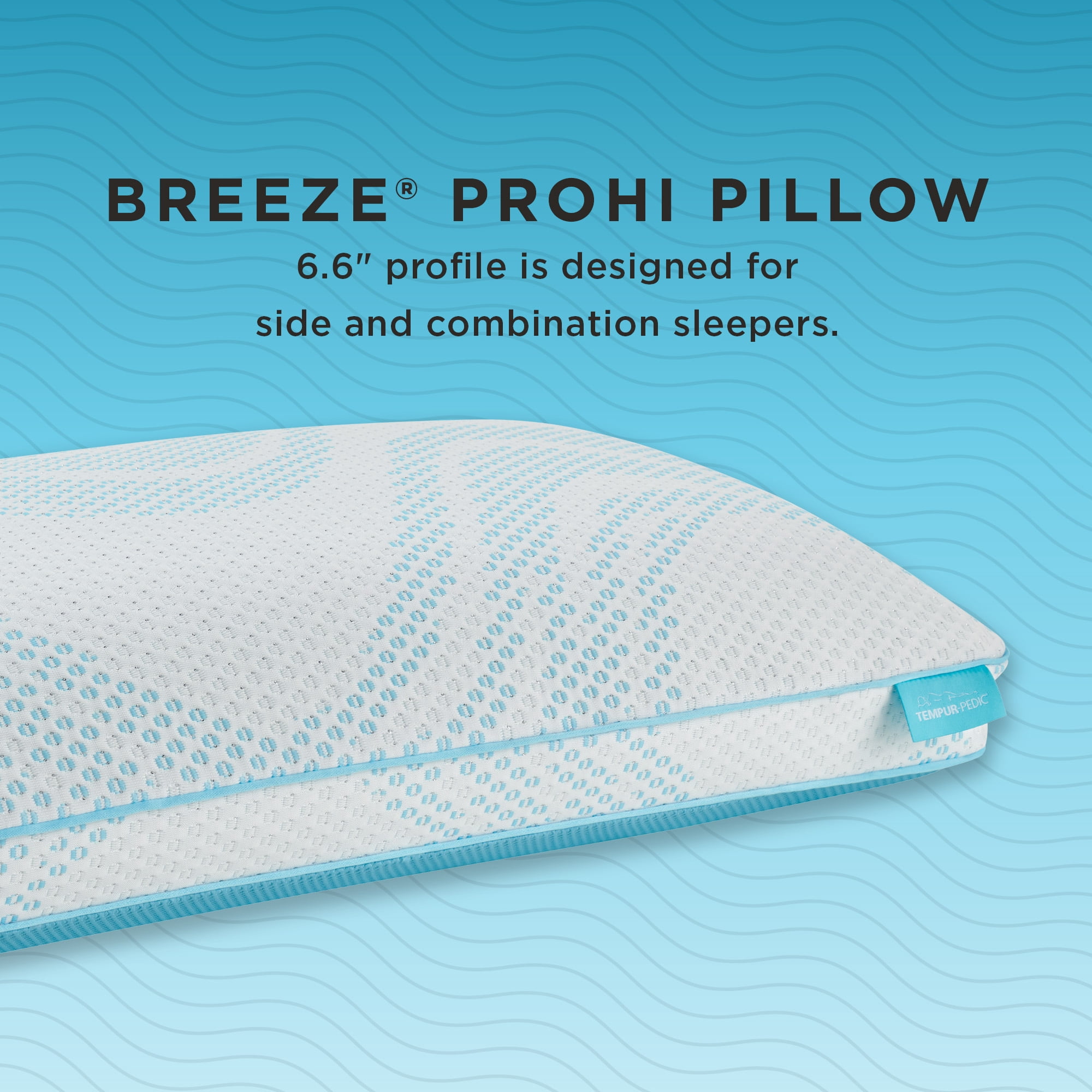 Tempur-Pedic Tempur-Breeze® ProHi Pillow - Queen, Adult