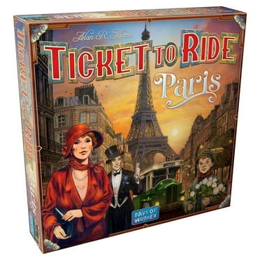 Ticket to Ride Paris Family Strategy Board Game for Ages 8 , from Asmodee