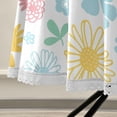 thumbnail image 5 of GZHJMY Colorful Flower Pattern 60 Inch Round Tablecloth with Zipper Umbrella Hole Washable Spillproof Table Cloth Decorative for Picnic,Camping,Indoor and Outdoor, 5 of 7
