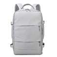 thumbnail image 1 of Pink Women Travel Backpack Water Repellent Anti-Theft Stylish Casual Daypack Bag with Luggage Strap & USB Charging Port Backpack, 1 of 1