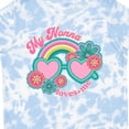 thumbnail image 4 of Inktastic Nonna Loves Me Girls Granddaughter Rainbow Girls Toddler T-Shirt, 4 of 5