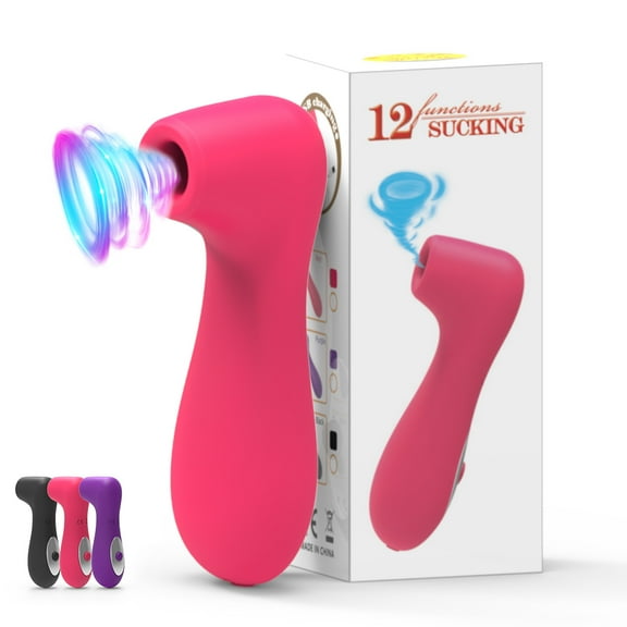 Birdsexy Clitoral Sucking Vibrator Suction Nipple Clit Stimulator Sex Toys for Women, Solo Play, Red
