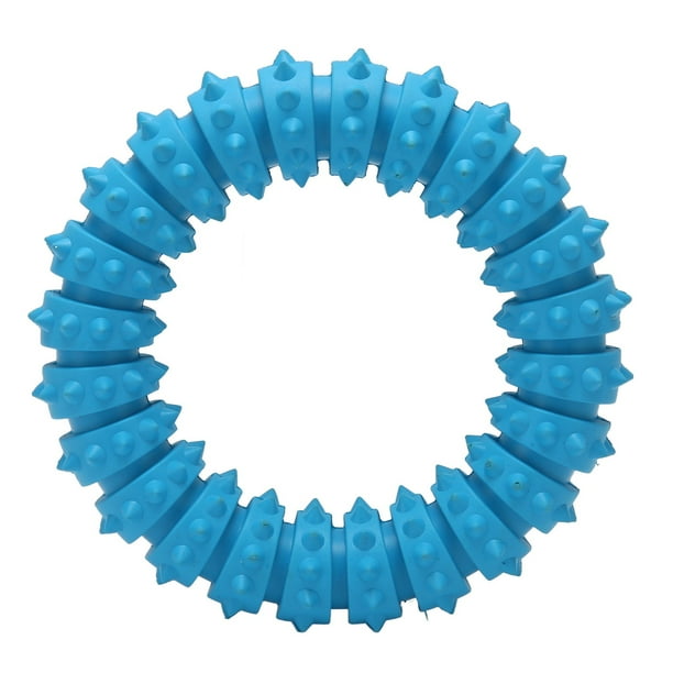 Juguete con anillo circular de espinas para perros,Juguete con anillo de espinas para perros, juguete para masticar para perros, juguete circular para masticar para perros, rendimiento de primer nivel Jadeshay A
