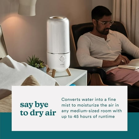 Homedics - Top Fill Cool Mist Ultrasonic Humidifier - Medium