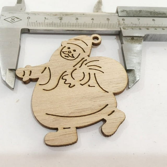 Manualidades creativas de madera Árbol de Navidad Decoración navideña Adornos de madera Colgante Enviar cuerda de cáñamo