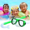 thumbnail image 4 of Kids Swimming Goggles with Snorkel Set, Large Frame HD Anti-Fog Diving Mask & Dry Top Snorkel for Boys Girls, Leak-Proof Adjustable Strap for Pool, Beach, Ocean Snorkeling Safety Gear Ages 6-12​, 4 of 6