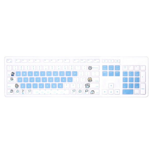 Desktop Computer Keyboard Cover Skin for Keys Standard Keyboard, Anti