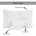 thumbnail image 4 of Luxury 4 Piece Bed Sheet Set Hotel Quality Ultra Soft 16" Deep Pocket Sheet Set, 4 of 9