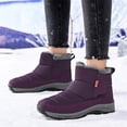 thumbnail image 4 of YOURDIARY Women's Snow Boots with Warm Fuzzy Faux Fur, Slip-ons for Women Winter Booties Shoes, 4 of 8