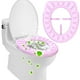 thumbnail image 4 of Funda de silicona para asiento de inodoro, cojín para asiento de inodoro, asiento de inodoro acolchado, silicona lavable, reutilizable y duradera (rosa), 4 of 5