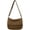 Brown, variant on Kukuzhu Quilted Shoulder Tote Bag for Women Padding Down Cotton Hobo Bag Crossbody Bag Solid Retro Casual Cute Clutch