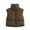 Brown, variant on Odeerbi Women's Jackets Coat Vest Sleeveless 2025 Casual Outerwear Winter Warm Crop Vest Lightweight Outerwear Vest Padded Gilet Tops Coat Black