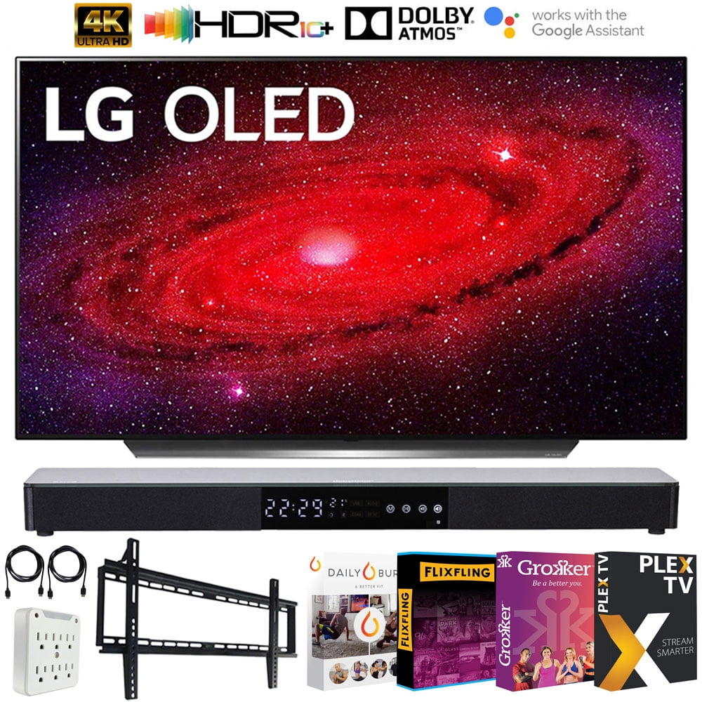 Lg Oled77cxpua 77 Inch Cx 4k Smart Oled Tv With Ai Thinq 2020 Bundle With 31 Inch Soundbar 2 1