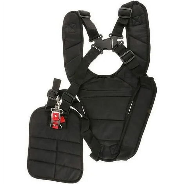 Universal Trimmer Harness Strap, Comfort Padded Belt For Double Shoulder Support, Adjustable Fit To Most Heavy Power Tools, Even Load Distribution, Prevents Hand and Wrist Strain