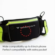 Endurance Elite Hydration Running Belt with 2 Bottles for Marathon & Jogging