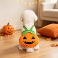 thumbnail image 5 of Halloween Pumpkin Pet Costume with Adjustable Straps, XS-XXL Sizes for Small to Large Dogs Cats Holiday Outfit, 5 of 10
