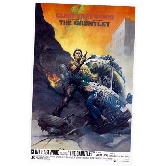 Gauntlet The Movie Poster Reprint 27inx40in for any room 27x40 Multi-Color Square Adults Poster Time