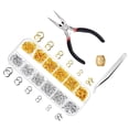 thumbnail image 1 of maskred Kits 12 Grid Metal Polished Set Handmade Replacement Tool Ring Earrings Necklace Bracelet Anklets Kit Shop Beginner, 1 of 5