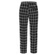 thumbnail image 5 of Amzcrzy Pantalones Hombre Trabajo Elásticos Moda Clásicos A Cuadros Slim Fit Vestir Ajustados Informales Negocios Sin Pinzas Con Bolsillos Reuniones Cenas Tallas S-3XL Negro, 5 of 6