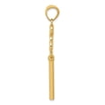 thumbnail image 2 of 14K Polished Hearts KEY TO MY HEART Key Charm in 14k Yellow Gold, 2 of 3