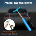 thumbnail image 2 of A house of tools Car Side Mirror Squeegee, 35.6'' Retractable Rearview Mirror Wiper, Mini Portable Auto Window Squeegee Cleaner, Universal Vehicle Glass Cleaning Tool for Rainy Foggy Weather (Blue), 2 of 11