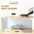 thumbnail image 6 of 4x10 Inch Floor Vent Covers, Floor Registers Metal Walkable Air Vent Covers Easy Adjustable Air Supply Lever, Black 4 Pcs, 6 of 7