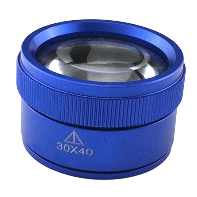 Lupas ópticas pequeñas 30X x40mm lupa joyeria lupas herramienta para joyero Zulema Lupa óptica