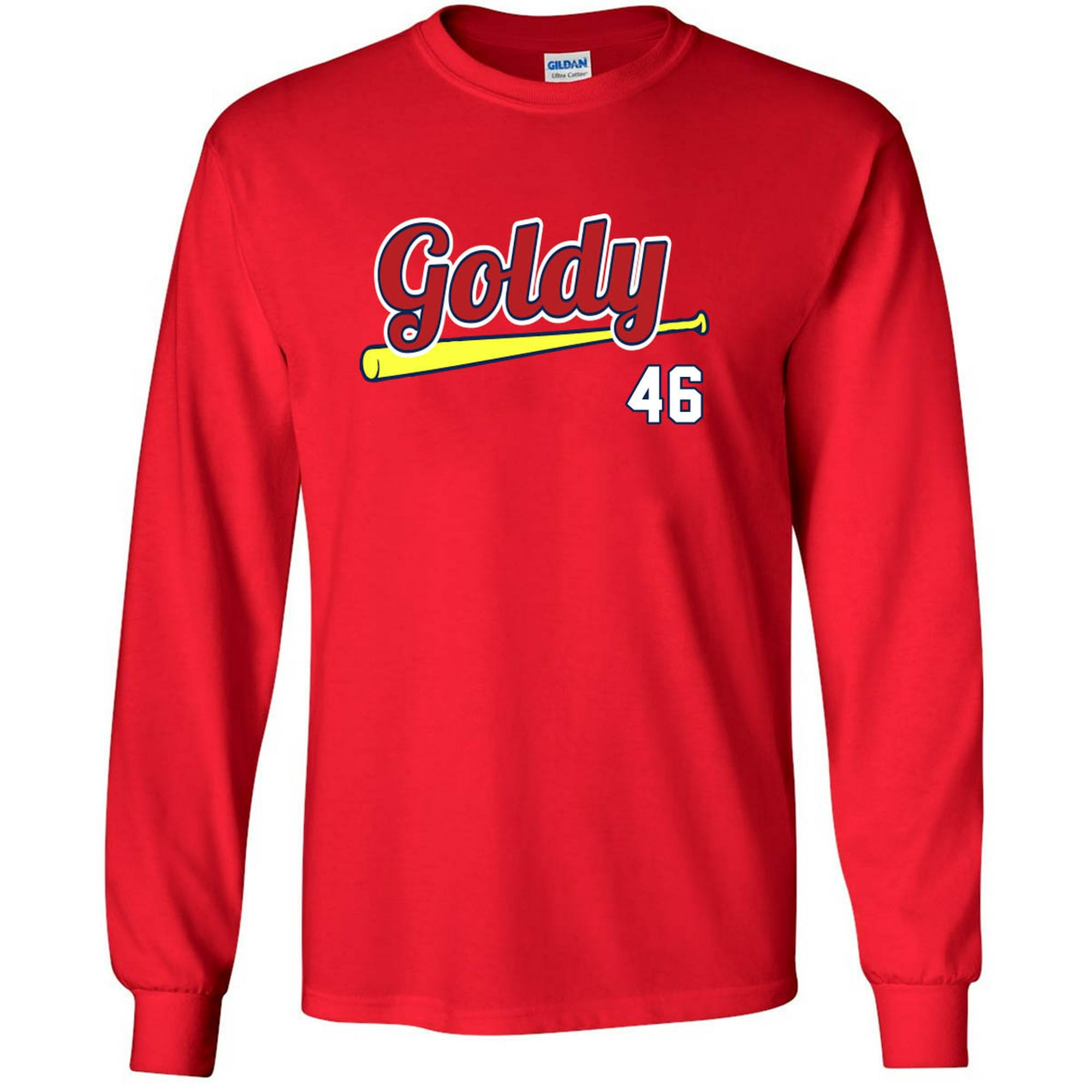 LONG SLEEVE RED St Louis Goldschmidt Goldy T-shirt YOUTH 