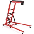 thumbnail image 1 of Top Automotive Creeper 48-68 In Adjustable Height High Side Creeper 400 lb Capacity Foldable Garage Creeper with 6 Swivel Casters Red, 1 of 6