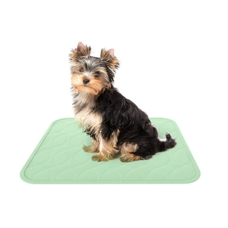 Puppy Pads Pet Training Mat- 2 Pack Quick Absorb, Waterproof, Machine Washable, Reusable- Dog Housebreaking, Training Supplies, 17â x 20â by PETMAKER