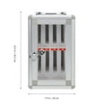 thumbnail image 2 of BESTYASH Organizador De Móvil Con Resistente Y Cerradura Para Uso En Escuelas Y Restaurantes, 2 of 8