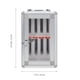 thumbnail image 2 of unbranded Caja Organizador Para Móviles Con Cerradura Y De Aleación De Para Oficina, 2 of 8