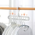 thumbnail image 4 of Organizador de Percha, percha que se puede hacer a Ahorra Espacio Nórdico de Ropa de 9 Agujeros, Bufandas para el Hogar Baño Para El Dormitorio de Ropa Familiary Pantalones, 4 of 7