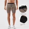thumbnail image 2 of Pantalones cortos ajustados de secado rápido para correr al aire libre, pantalones deportivos de fitness para hombres y mujeres, pantalones de compresión de entrenamiento de baloncesto elásticos y, 2 of 6