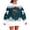 A Blue, variant on Women's Christmas Sweatshirt Plus Size Long Sleeve Bow Crewneck Pullover Oversized Casual Party Printed Tops Fall Winter Cozy Sweatshirt