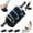 Rose Gold, variant on Electric Rolling Percussion Massager with Hands-Free Base, Rechargeable Roller Stick for Back, Legs, Feet. Adjustable Intensity Tool for Muscle Relaxation & Exercise Recovery (Golden)