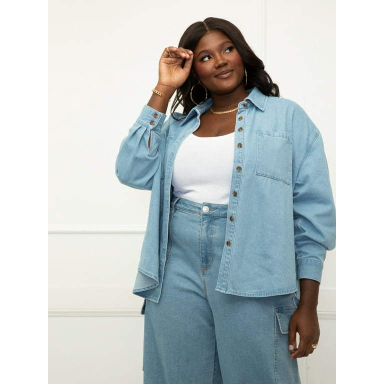 Oversized shirt plus size sales