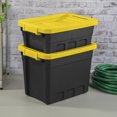 thumbnail image 5 of Sterilite 4 Gallon Stacker Tote Plastic, Yellow Lily, 5 of 13