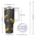 thumbnail image 2 of Halloween Modern 40oz Tumbler– Stainless Steel Insulated Tumbler with Handle and Straw, Large Capacity Travel Cup for Hot & Cold Drinks, 2 of 7