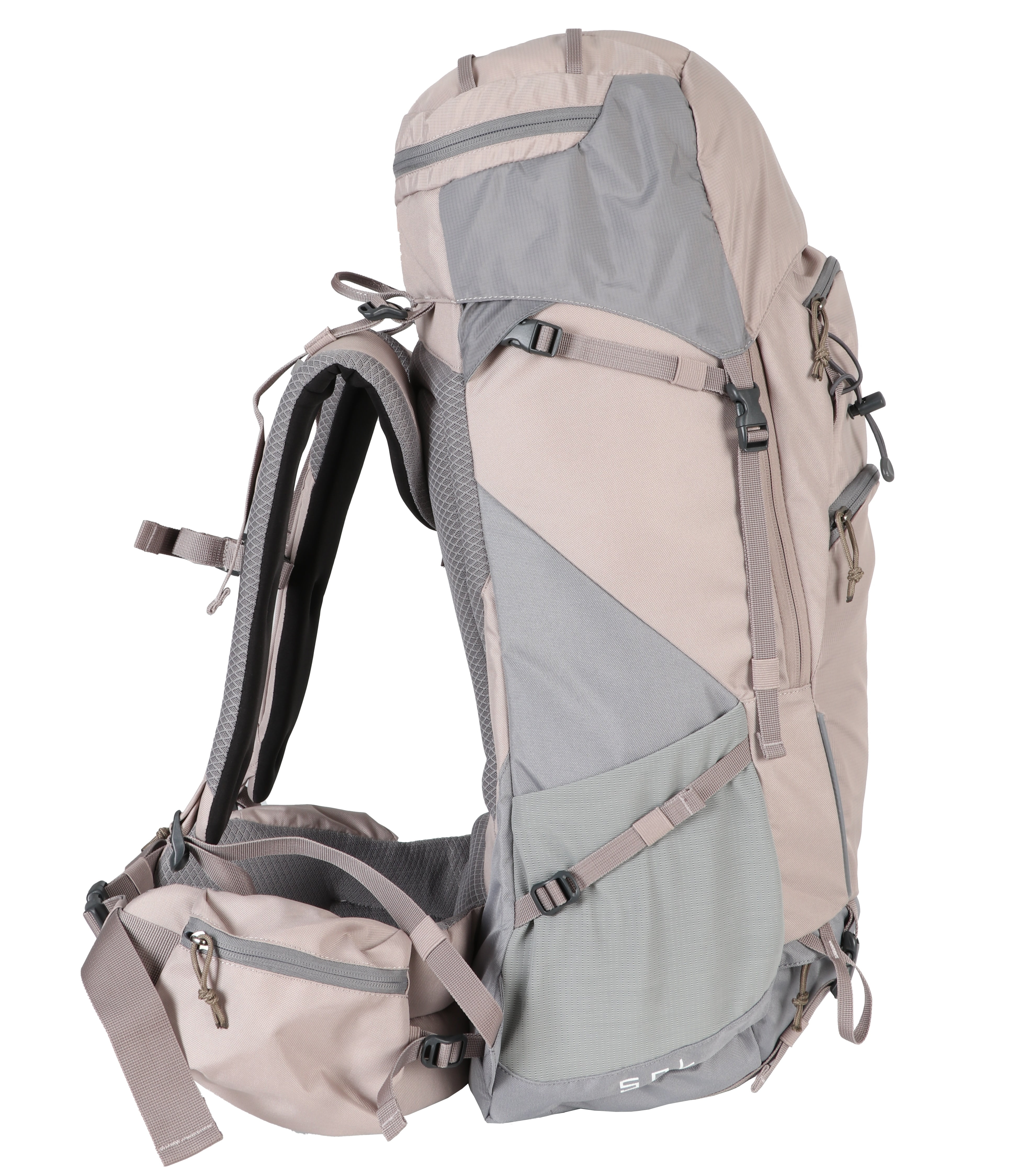 Ozark Trail 50 Liter Backpack, with Adjustable Compression Straps, Tan