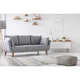 thumbnail image 4 of French Connection Stonewash Printed Cotton Accent Rug, Light Blue, 4x6, 4 of 6