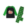 thumbnail image 3 of Odeerbi Christmas Pajamas for Family Holiday Long Sleeve Family Christmas Pajamas Matching Sets Kids Plaid Printed Tops Pants Set Two-Piece Sleepwear Xmas PJs Set Multicolor, 3 of 3