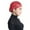 Red, variant on Herrnalise Women Muslim Stretch Lace Turban Hat Chemo Cap Hair Loss Scarf Wrap Cap