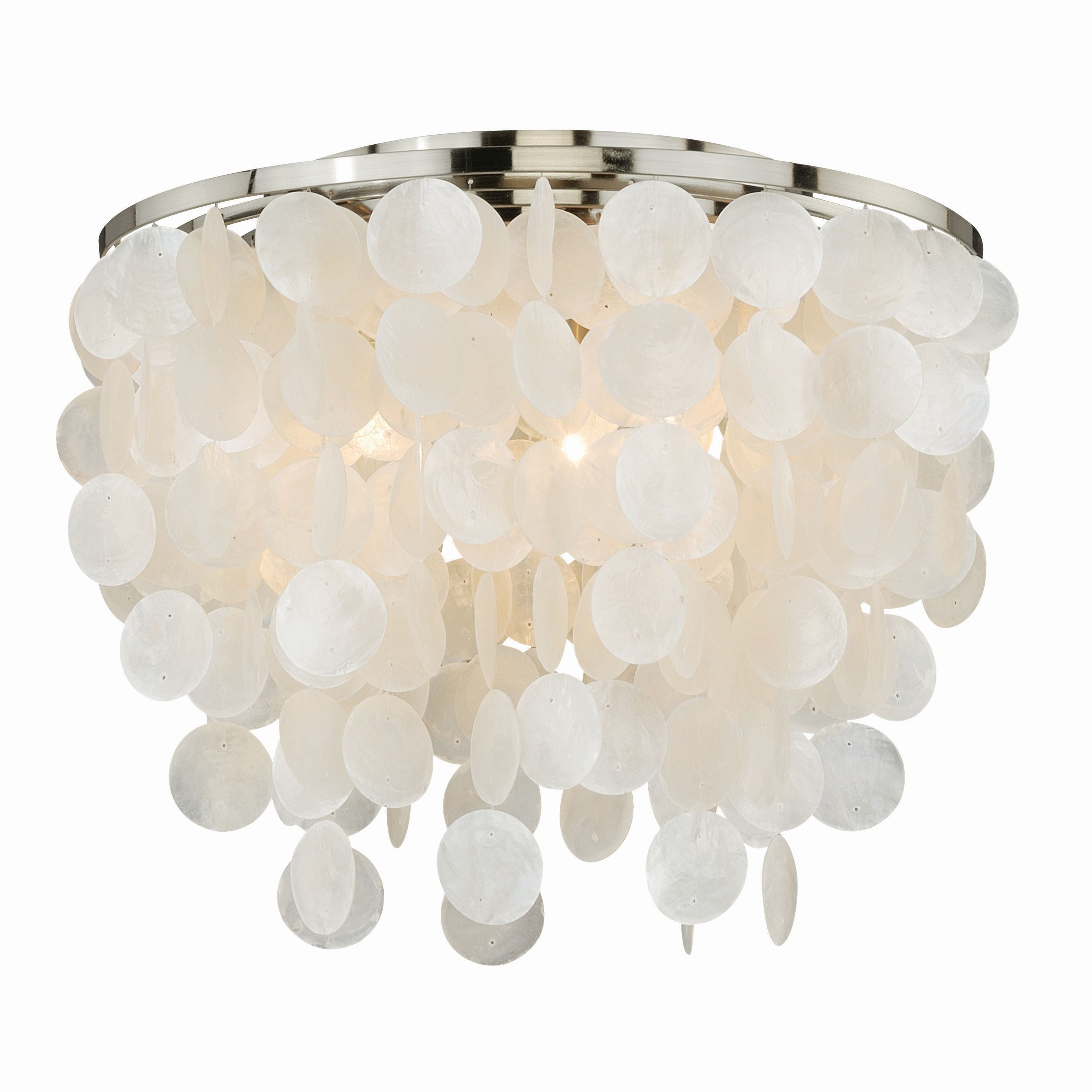 june capiz floral flush mount