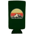 thumbnail image 3 of Retro Mountains Slim Can Coolie (Hunter Green), 3 of 3