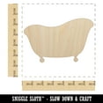 thumbnail image 2 of Cast Iron Bath Tub Wood Shape Unfinished Piece Cutout Craft DIY Projects - 6.25 Inch Size - 1/4 Inch Thick, 2 of 7