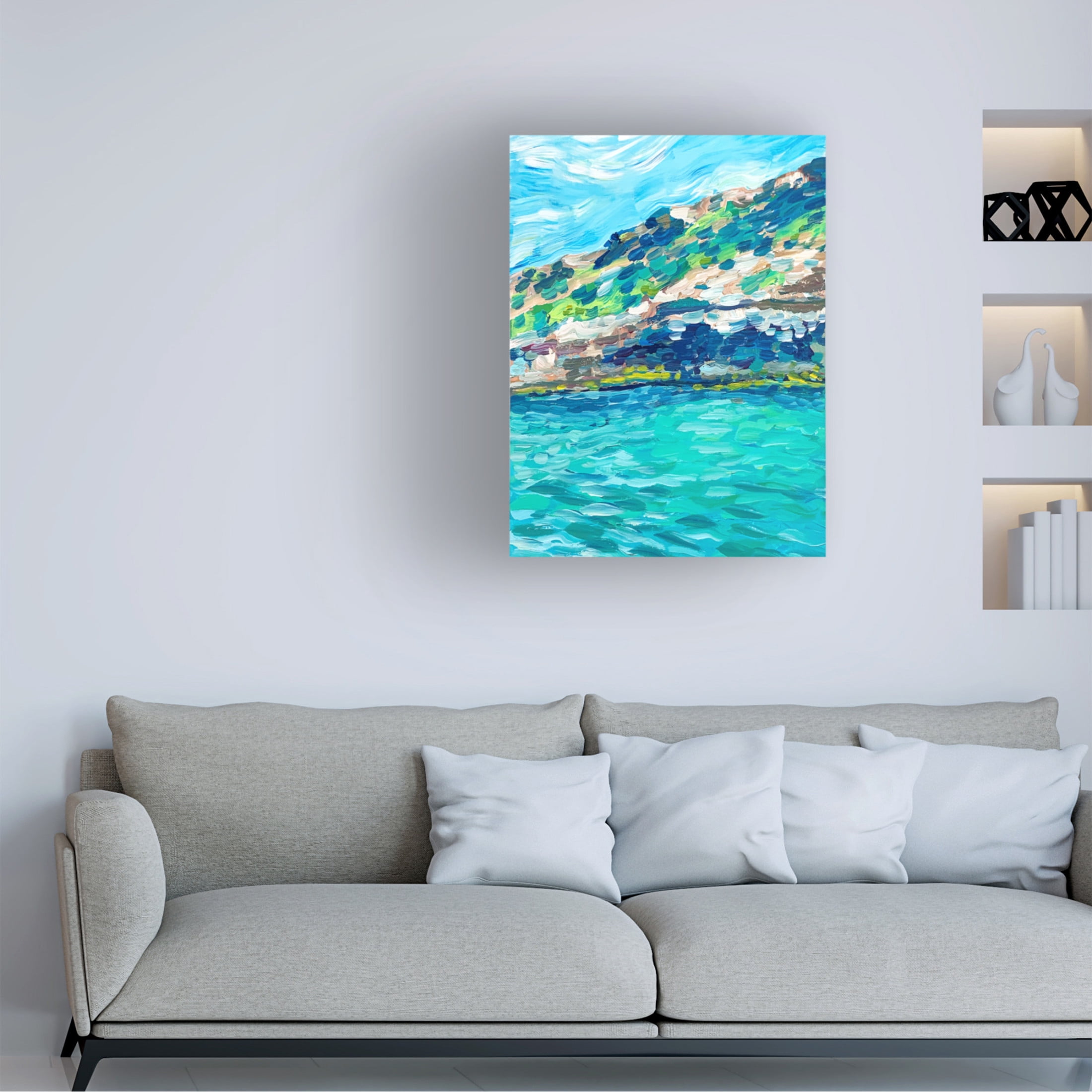Trademark Fine Art Key and Sea Palma Canvas Wall Art