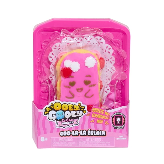 Ooey Gooey Le Goo Bakery Goo La La Éclair Set with Toppings, Fidget and Sensory Toy for Ages 3 Up
